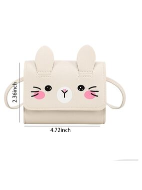 Cute Bunny Crossbody Bag in Cream